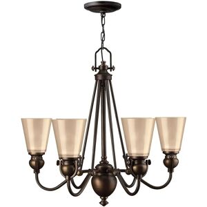 Loops 6 Bulb Chandelier Olde Bronze LED E27 60W - Chandelier Loops 6 Bulb Chandelier Olde Bronze LED E27 60W - Chandelier