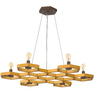 Sunset Gold 6 Bulb Ceiling Pendant Light - Pendant Sunset Gold 6 Bulb Ceiling Pendant Light - Pendant