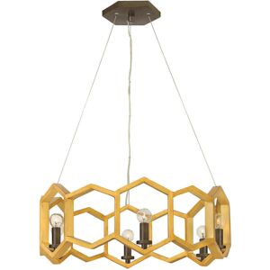 Loops 6 Bulb Sunset Gold Pendant Light - Ceiling Light Loops 6 Bulb Sunset Gold Pendant Light - Ceiling Light