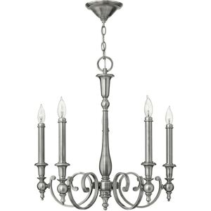 Loops 5 Bulb Chandelier Antique Nickel LED E14 - Chandelier Loops 5 Bulb Chandelier Antique Nickel LED E14 - Chandelier