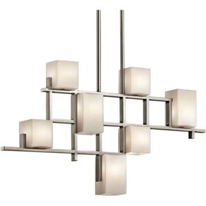 Loops 7 Bulb Chandelier - Interior Classic Pewter LED G9 3.5W Loops 7 Bulb Chandelier - Interior Classic Pewter LED G9 3.5W