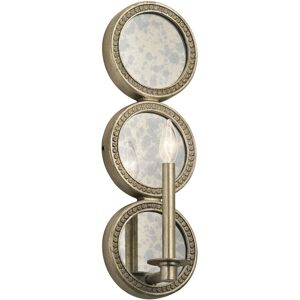 Sterling Gold Silver Tones Wall Light - E14 60W - Interior Sterling Gold Silver Tones Wall Light - E14 60W - Interior