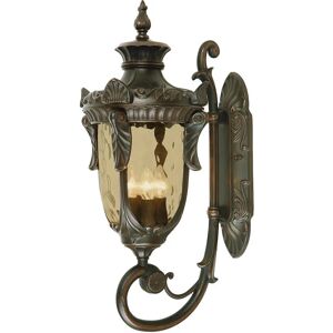 Loops Old Bronze 3 Bulb Wall Light - Wall Light Loops Old Bronze 3 Bulb Wall Light - Wall Light