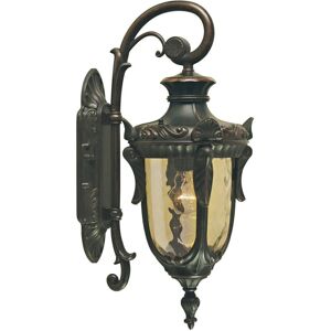 Loops Old Bronze Wall Light - Exterior, E27, 100W - Wall Light Loops Old Bronze Wall Light - Exterior, E27, 100W - Wall Light