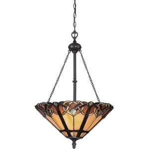 Loops 3 Bulb Vintage Bronze LED Pendant Light - Pendant Loops 3 Bulb Vintage Bronze LED Pendant Light - Pendant