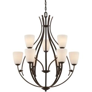 Loops 9 Bulb Chandelier - Interior Lighting Loops 9 Bulb Chandelier - Interior Lighting