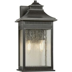 Loops Outdoor IP44 Twin Wall Light Imperial Bronze LED E14 40W - Wall Light Loops Outdoor IP44 Twin Wall Light Imperial Bronze LED E14 40W - Wall Light