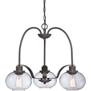Loops 1 Bulb Chandelier - Old Bronze LED E27 60W - Chandelier Loops 1 Bulb Chandelier - Old Bronze LED E27 60W - Chandelier