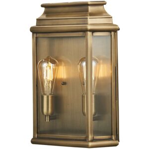 Loops Aged Brass Twin Wall Light - Outdoor IP44 Wall Light Loops Aged Brass Twin Wall Light - Outdoor IP44 Wall Light