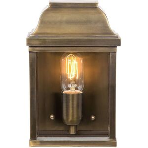 Loops Aged Brass Wall Light - IP44 Outdoor LED E27 100W - Wall Light Loops Aged Brass Wall Light - IP44 Outdoor LED E27 100W - Wall Light