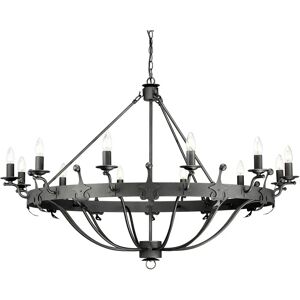 Loops 12 Bulb Chandelier - LED E14 60W - Graphite Loops 12 Bulb Chandelier - LED E14 60W - Graphite