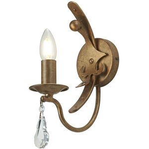 Gold Patina Hand Crafted Wall Light - Chandelier - E14 60W Gold Patina Hand Crafted Wall Light - Chandelier - E14 60W