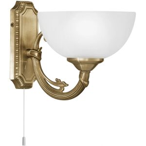 Lamps Wall Light - White Satin Glass - E14 - 1x40W - Wall Light Lamps Wall Light - White Satin Glass - E14 - 1x40W - Wall Light