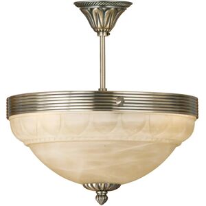 Loops Flush Ceiling Light - Bronze Glass - 3x60W - Ceiling Light Loops Flush Ceiling Light - Bronze Glass - 3x60W - Ceiling Light