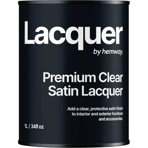 Hemway Clear Satin Lacquer - UV Multi-Surface Sealant, Interior & Exterior Hemway Clear Satin Lacquer - UV Multi-Surface Sealant, Interior & Exterior