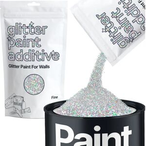 Hemway - Glitter For Wall Paint - Silver Holographic Hemway - Glitter For Wall Paint - Silver Holographic