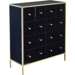 Birlea Fenwick Black & Gold Chest of Drawers - Chest of Drawers Birlea Fenwick Black & Gold Chest of Drawers - Chest of Drawers