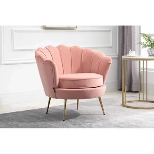 Birlea Furniture & Beds Birlea Ariel Coral Fabric Chair - Chair Birlea Furniture & Beds Birlea Ariel Coral Fabric Chair - Chair
