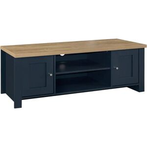 Birlea Highgate Navy Blue Oak Large TV Unit - TV Unit Birlea Highgate Navy Blue Oak Large TV Unit - TV Unit