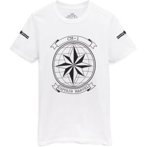 Vanilla Underground Captain Marvel White Short Sleeve T-Shirt - T-Shirt Vanilla Underground Captain Marvel White Short Sleeve T-Shirt - T-Shirt
