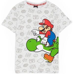 Nintendo Super Mario Yoshi Boys Grey Graphic T-Shirt - T-Shirt Nintendo Super Mario Yoshi Boys Grey Graphic T-Shirt - T-Shirt