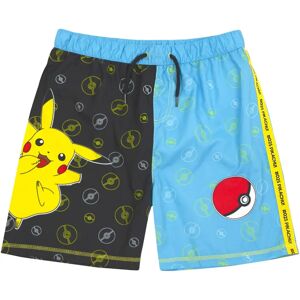Pokemon Swim Shorts - Boys 5-6 Years Black & Blue Pikachu Swimwear Pokemon Swim Shorts - Boys 5-6 Years Black & Blue Pikachu Swimwear