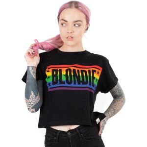 Blondie Black Logo Cropped T-Shirt - T-Shirt Blondie Black Logo Cropped T-Shirt - T-Shirt