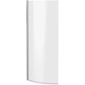 Balterley Chrome Curved P-Shaped Shower Bath Screen - 1430 x 720mm Balterley Chrome Curved P-Shaped Shower Bath Screen - 1430 x 720mm