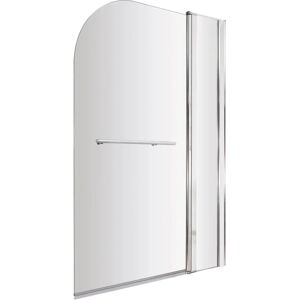 Balterley Chrome 6mm Glass Reversible Shower Bath Screen Fixed Panel - 1433 x 998mm Balterley Chrome 6mm Glass Reversible Shower Bath Screen Fixed Panel - 1433 x 998mm