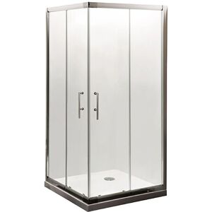 Balterley Contemporary Square Corner Entry Shower Enclosure - 6mm Safety Glass - 800mm - C Balterley Contemporary Square Corner Entry Shower Enclosure - 6mm Safety Glass - 800mm - C