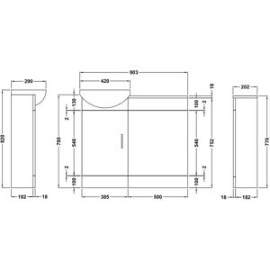 Balterley - Cloakroom Pack - Gloss White - Cloakroom kit Balterley - Cloakroom Pack - Gloss White - Cloakroom kit