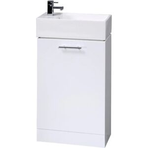 Balterley Orbit 480mm Compact Vanity Basin Unit - White Balterley Orbit 480mm Compact Vanity Basin Unit - White