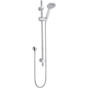 Balterley Chrome Round Slide Rail Shower Kit - Water Saving Head & Outlet Elbow Balterley Chrome Round Slide Rail Shower Kit - Water Saving Head & Outlet Elbow