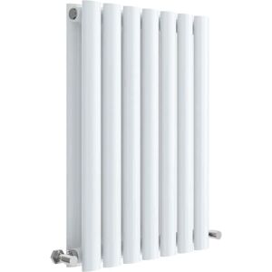 Nuie Horizontal Designer Radiator Double Panel High Gloss White 600x412mm Heating Rad - Radiator Nuie Horizontal Designer Radiator Double Panel High Gloss White 600x412mm Heating Rad - Radiator