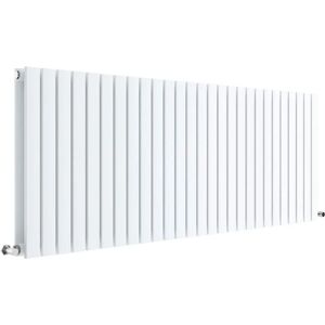 Nuie Model 600 X 1572mm Satin White Horizontal Radiator - Heating Rads Nuie Model 600 X 1572mm Satin White Horizontal Radiator - Heating Rads