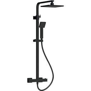 Nuie Square Thermostatic Bar Mixer Shower Kit - Shower Type Nuie Square Thermostatic Bar Mixer Shower Kit - Shower Type