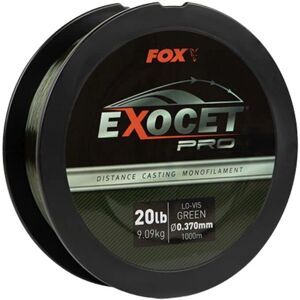 Fox International Exocet Pro 1000 M Vert à faible visibilité - Ligne monofilament - Publicité Fox International Exocet Pro 1000 M Vert à faible visibilité - Ligne monofilament - Publicité