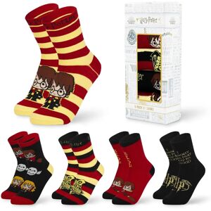 Meias femininas Harry Potter Pacote de 5 - Meias Meias femininas Harry Potter Pacote de 5 - Meias
