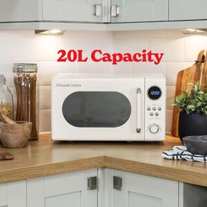 Russell Hobbs RHM2044C - Cream - Retro-Microwave Russell Hobbs RHM2044C - Cream - Retro-Microwave
