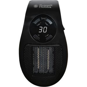 Russell Hobbs 500W Ceramic Plug Heater - Portable, Adjustable, Timer Russell Hobbs 500W Ceramic Plug Heater - Portable, Adjustable, Timer
