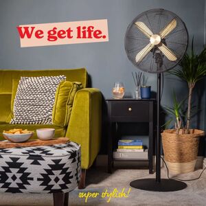 Russell Hobbs RHMPF1601BG - Brushed Gold & Black - Pedestal Fan Russell Hobbs RHMPF1601BG - Brushed Gold & Black - Pedestal Fan