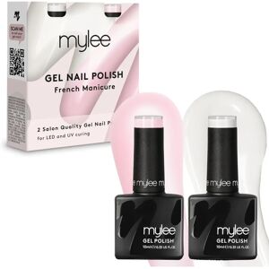 Mylee MyGel Duo de Esmaltes em Gel para Manicure Francesa - 2x10ml Mylee MyGel Duo de Esmaltes em Gel para Manicure Francesa - 2x10ml