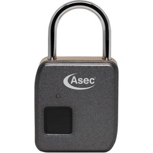 Asec 40mm Fingerprint Padlock - Waterproof Security Lock - Keyless - IP65 Asec 40mm Fingerprint Padlock - Waterproof Security Lock - Keyless - IP65