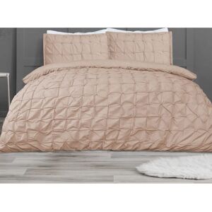 SLEEPDOWN Blush Double Luxury Rouched Duvet Set - Duvet Set SLEEPDOWN Blush Double Luxury Rouched Duvet Set - Duvet Set