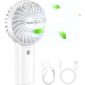 TeckNet - Mini Handheld Fan - 5200mAh - Power Bank - Fan TeckNet - Mini Handheld Fan - 5200mAh - Power Bank - Fan
