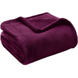 Imperial Rooms - Purple Fleece Throw - King - Faux Fur - Blanket Imperial Rooms - Purple Fleece Throw - King - Faux Fur - Blanket