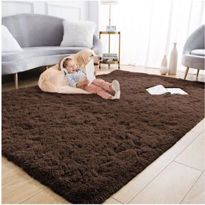 Oxford Homeware - 160x230 Brown Non Slip Rug - Area Rug Oxford Homeware - 160x230 Brown Non Slip Rug - Area Rug