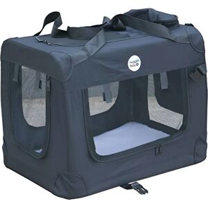HugglePets Small Black Foldable Fabric Pet Carrier - Pet Carrier HugglePets Small Black Foldable Fabric Pet Carrier - Pet Carrier