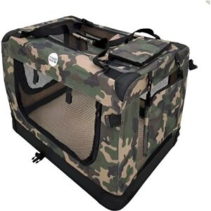 HugglePets - Fabric Dog Crate - Green Camo HugglePets - Fabric Dog Crate - Green Camo