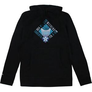 Mitchell & Ness Charlotte Hornets 1991 Black Cotton Hoodie - Hooded Pullover Mitchell & Ness Charlotte Hornets 1991 Black Cotton Hoodie - Hooded Pullover